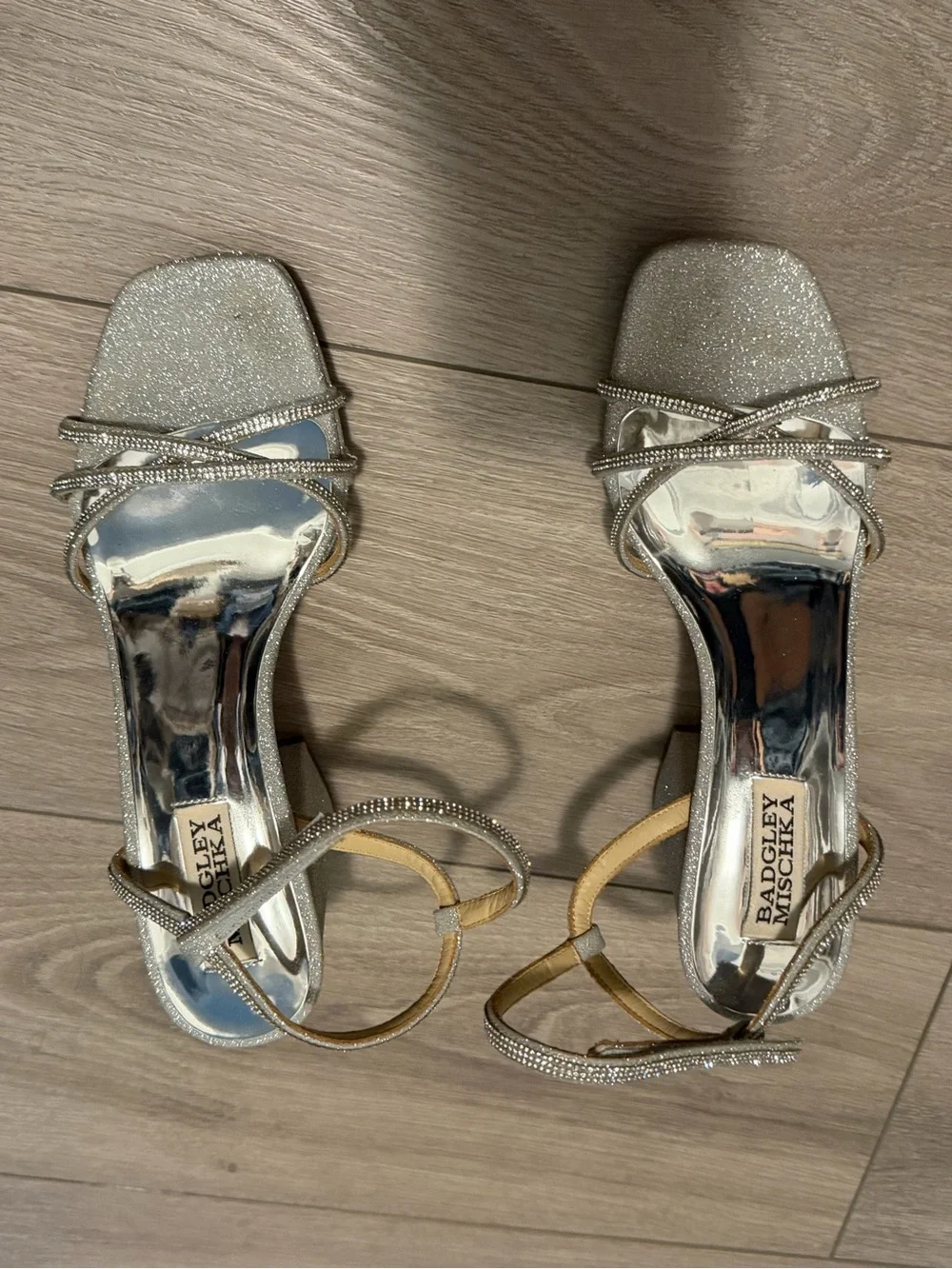 Badgley Mischka sparkling glitter